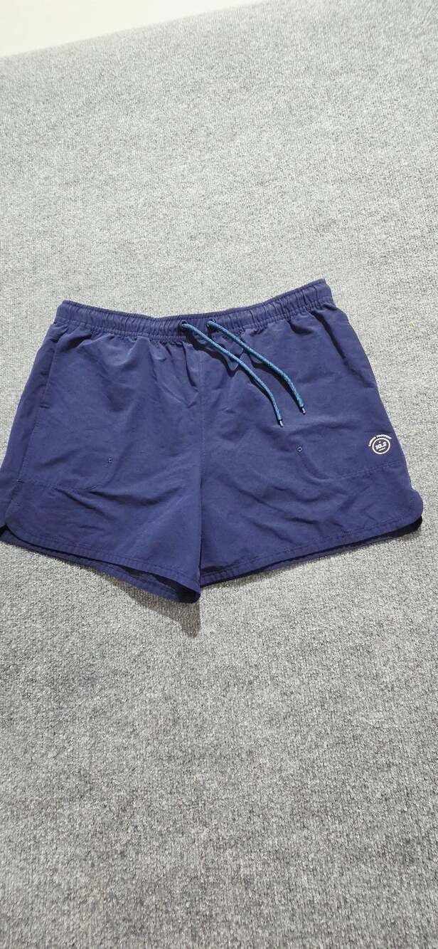 Allbirds Women's Navy Blue Merino Wool Blend Drawstring Activewear Shorts Size M